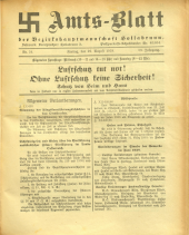 Amtsblatt der Bezirkshauptmannschaft Hollabrunn 19380826 Seite: 1