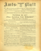 Amtsblatt der Bezirkshauptmannschaft Hollabrunn 19381028 Seite: 1