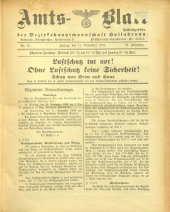 Amtsblatt der Bezirkshauptmannschaft Hollabrunn 19381111 Seite: 1