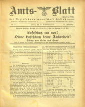 Amtsblatt der Bezirkshauptmannschaft Hollabrunn 19381125 Seite: 1