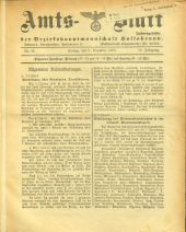 Amtsblatt der Bezirkshauptmannschaft Hollabrunn 19381209 Seite: 1