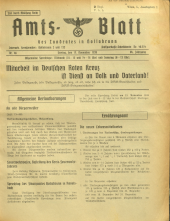 Amtsblatt der Bezirkshauptmannschaft Hollabrunn 19391117 Seite: 1