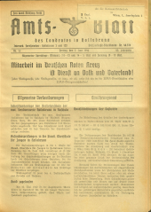 Amtsblatt der Bezirkshauptmannschaft Hollabrunn 19400607 Seite: 1