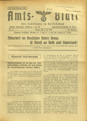 Amtsblatt der Bezirkshauptmannschaft Hollabrunn 19400705 Seite: 1