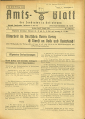 Amtsblatt der Bezirkshauptmannschaft Hollabrunn 19400802 Seite: 1