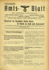 Amtsblatt der Bezirkshauptmannschaft Hollabrunn 19410815 Seite: 1