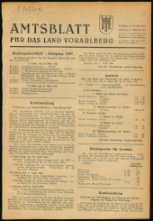 Amtsblatt für das Land Vorarlberg 19470405 Seite: 1