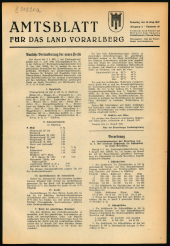 Amtsblatt für das Land Vorarlberg 19470816 Seite: 1