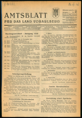 Amtsblatt für das Land Vorarlberg 19481124 Seite: 1