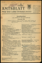 Amtsblatt für das Land Vorarlberg 1948bl01 Seite: 1