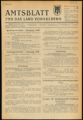 Amtsblatt für das Land Vorarlberg 19490504 Seite: 1