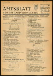 Amtsblatt für das Land Vorarlberg 19490831 Seite: 1