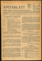 Amtsblatt für das Land Vorarlberg