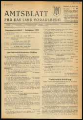 Amtsblatt für das Land Vorarlberg