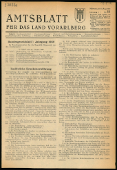 Amtsblatt für das Land Vorarlberg