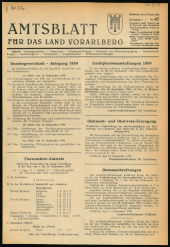 Amtsblatt für das Land Vorarlberg