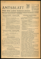 Amtsblatt für das Land Vorarlberg