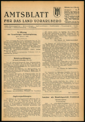 Amtsblatt für das Land Vorarlberg 19510117 Seite: 1