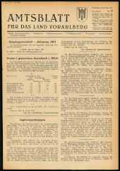 Amtsblatt für das Land Vorarlberg 19510228 Seite: 1