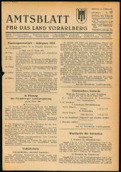 Amtsblatt für das Land Vorarlberg 19510307 Seite: 1