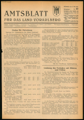 Amtsblatt für das Land Vorarlberg 19510516 Seite: 1