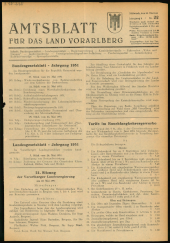 Amtsblatt für das Land Vorarlberg