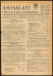 Amtsblatt für das Land Vorarlberg 19510606 Seite: 1