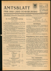 Amtsblatt für das Land Vorarlberg 19510627 Seite: 1