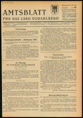 Amtsblatt für das Land Vorarlberg 19511017 Seite: 1