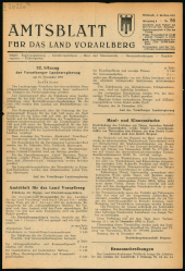 Amtsblatt für das Land Vorarlberg