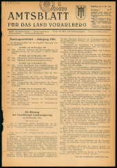 Amtsblatt für das Land Vorarlberg 19520105 Seite: 1