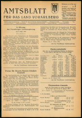 Amtsblatt für das Land Vorarlberg 19520213 Seite: 1