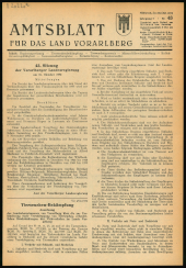 Amtsblatt für das Land Vorarlberg 19521029 Seite: 1