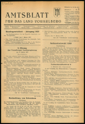 Amtsblatt für das Land Vorarlberg