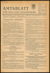 Amtsblatt für das Land Vorarlberg 19530204 Seite: 1