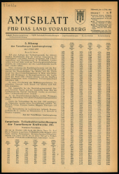 Amtsblatt für das Land Vorarlberg 19530211 Seite: 1