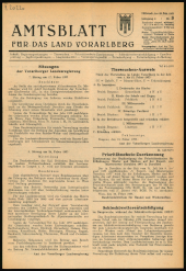 Amtsblatt für das Land Vorarlberg 19530225 Seite: 1