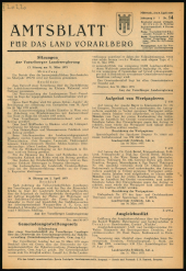 Amtsblatt für das Land Vorarlberg 19530408 Seite: 1