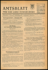 Amtsblatt für das Land Vorarlberg 19530624 Seite: 1