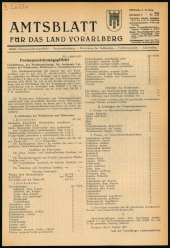 Amtsblatt für das Land Vorarlberg 19530812 Seite: 1