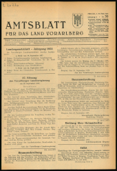 Amtsblatt für das Land Vorarlberg 19530930 Seite: 1