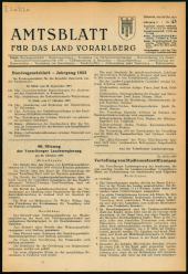 Amtsblatt für das Land Vorarlberg 19531028 Seite: 1