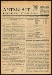 Amtsblatt für das Land Vorarlberg 19531111 Seite: 1