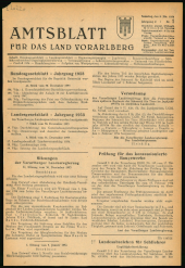 Amtsblatt für das Land Vorarlberg 19540109 Seite: 1