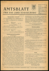 Amtsblatt für das Land Vorarlberg 19540116 Seite: 1