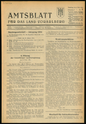 Amtsblatt für das Land Vorarlberg 19540206 Seite: 1