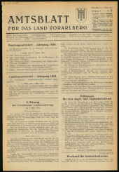 Amtsblatt für das Land Vorarlberg 19540306 Seite: 1