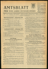 Amtsblatt für das Land Vorarlberg