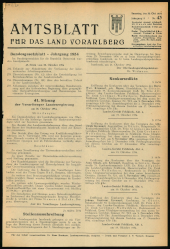 Amtsblatt für das Land Vorarlberg 19541030 Seite: 1