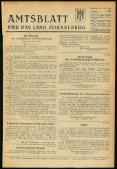 Amtsblatt für das Land Vorarlberg 19541113 Seite: 1